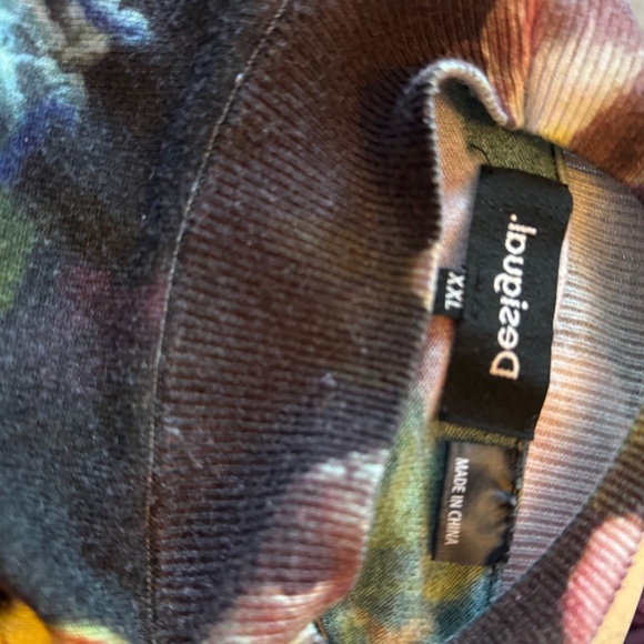Desigual Flowered sweater size XXL - Picture 3 of 5